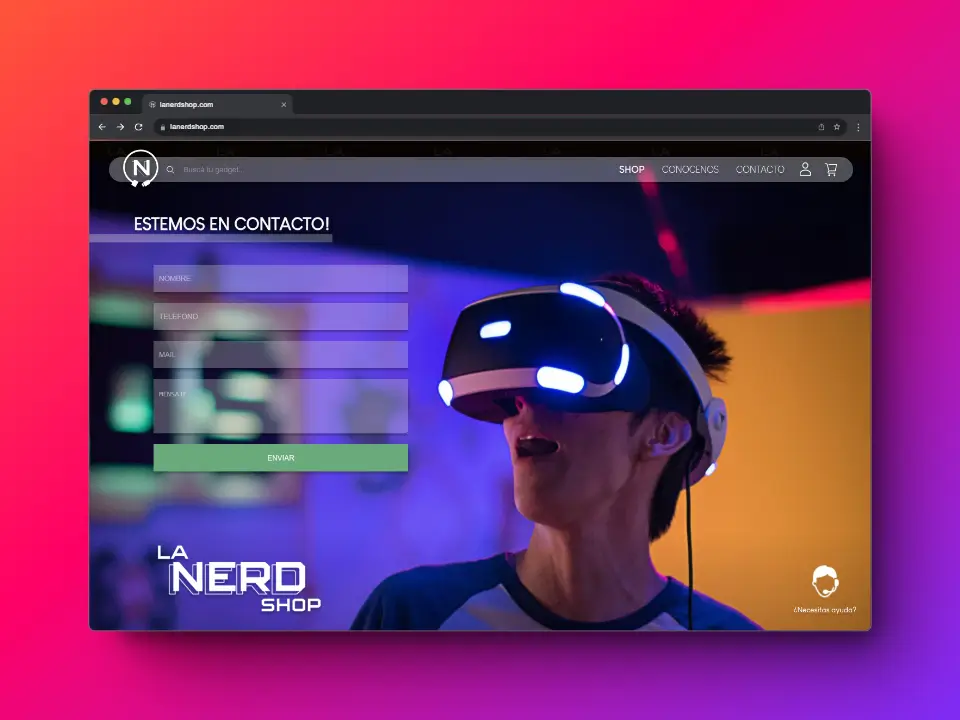 Captura de pantalla de La Nerd Shop